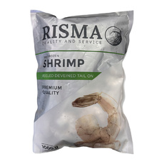 Креветки Risma Очищенные без Вены с Хвостом 21/25 1кг