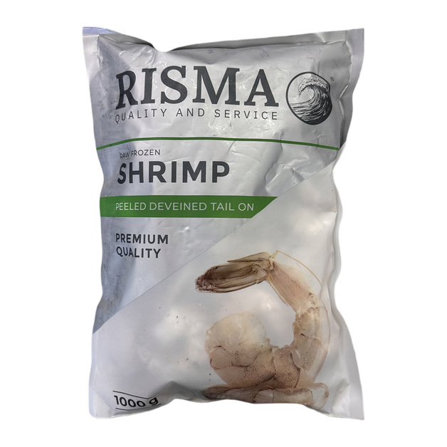 Креветки Risma Очищенные без Вены с Хвостом 21/25 1кг