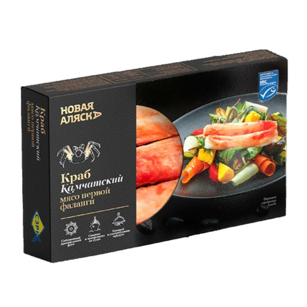 Мясо Краба Камчатского Первая Фаланга Премиум в/м 200г