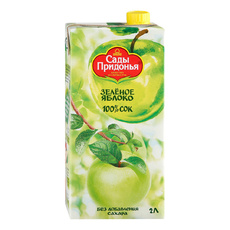 Сок зелёное яблоко «Сады Придонья» - 2 л