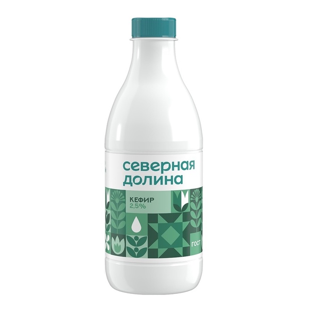 Кефир Северная Долина 2,5% 920г пэт