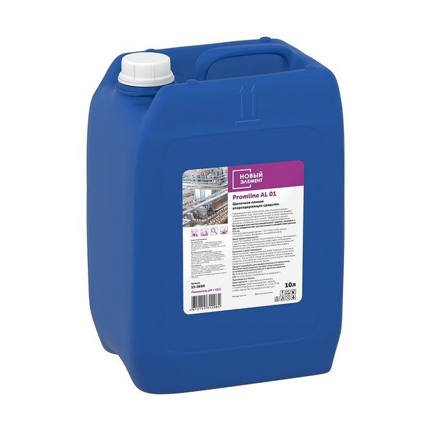 Средство Щелочное Пенное Хлоросодержащее Promline Al 01 Новый Элемент 10л