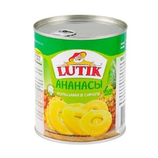 Ананасы Lutik Кольца в Сиропе 850мл ж/б