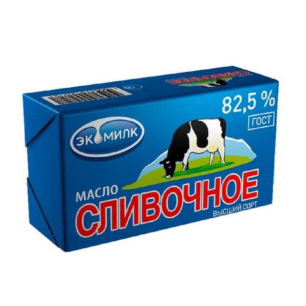 Масло Сливочное Экомилк 82,5% 450г