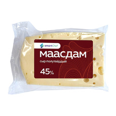 Сыр Smart Chef Маасдам 45% 1кг