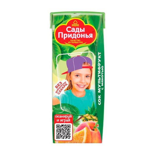 Сок Сады Придонья Мультифрукт 200мл