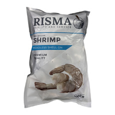 Креветки Risma в Панцире без Головы M/S Five Star 16/20 80шт 1кг
