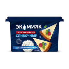 Сыр Творожный Экомилк Сливочный 60% 350г