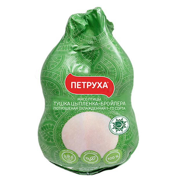 Тушка куриная охл Петруха Халяль ~ 1,6 кг