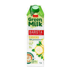 Напиток Green Milk Barista Банан и Пищевые Волокна 1л
