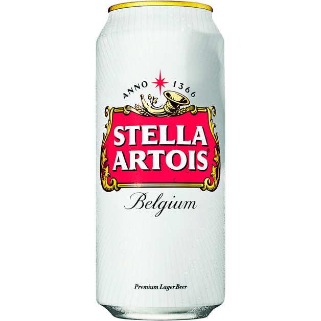 Пиво Stella Artois 5% 0,45л ж/б