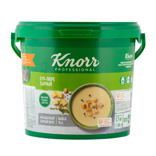Суп-пюре сырный «Knorr» 1,7 кг