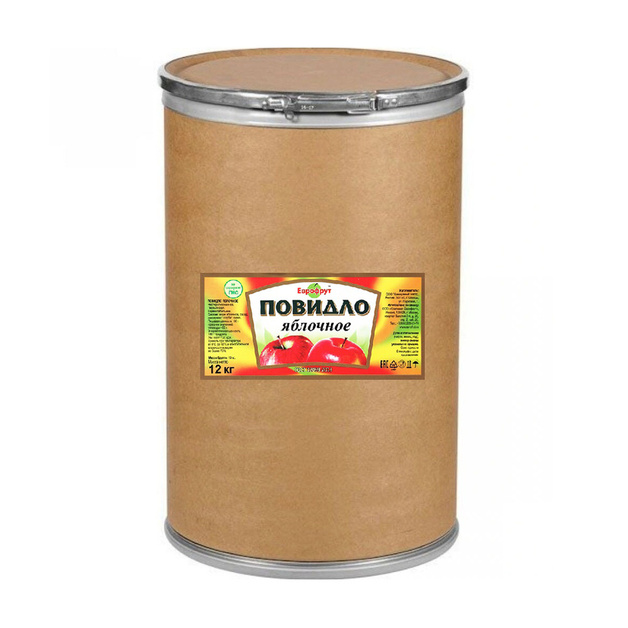 Повидло Яблочное Картонный Барабан 12кг