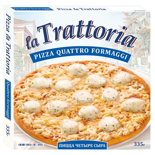 Пицца четыре сыра зам. «La Trattoria» - 335 г