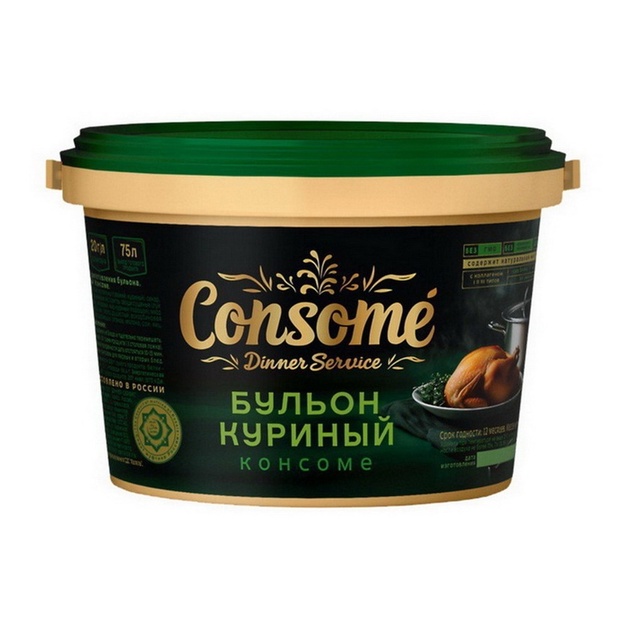 Бульон Куриный Dinner Service Консоме Халяль 1,5кг