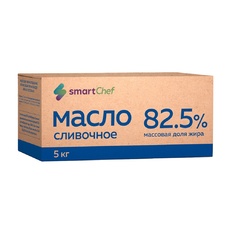 Масло Сливочное Smart Chef ГОСТ 82,5% 5кг