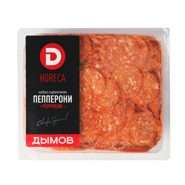 Колбаса Сырокопченая Дымов Пепперони без Свинины Зам 1кг