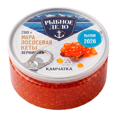 Икра Лососевая Кеты Рыбное Дело 200г Вылов 2026г