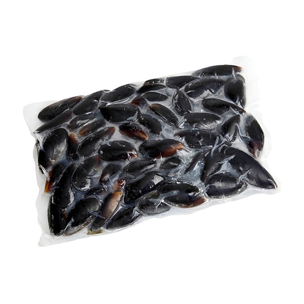 Мидии в Целой Раковине Варено-Мороженые 40/60 Корея 1кг