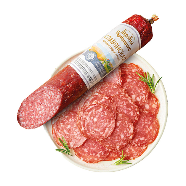 Колбаса Сырокопченая Славянская Деревня Чернышиха 500г