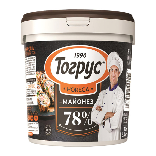 Майонез Тогрус Провансаль 78% 10л Ведро