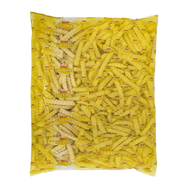 Картофель Фри Рифленый Feast Gurme Замороженный 10мм 2,5кг