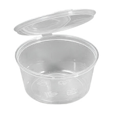 Соусник с Крышкой Перинт Прозрачный 50мл 80шт