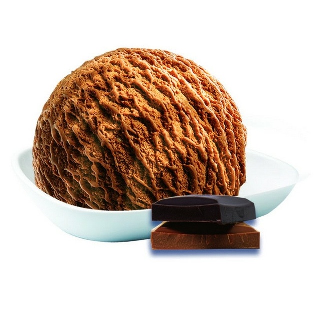 Мороженое шоколадное Коктейльное 10% Городецкое 2,5 кг