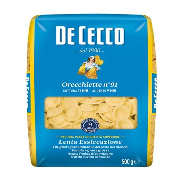 Макаронные Изделия De Cecco Орекъетте №91 500г