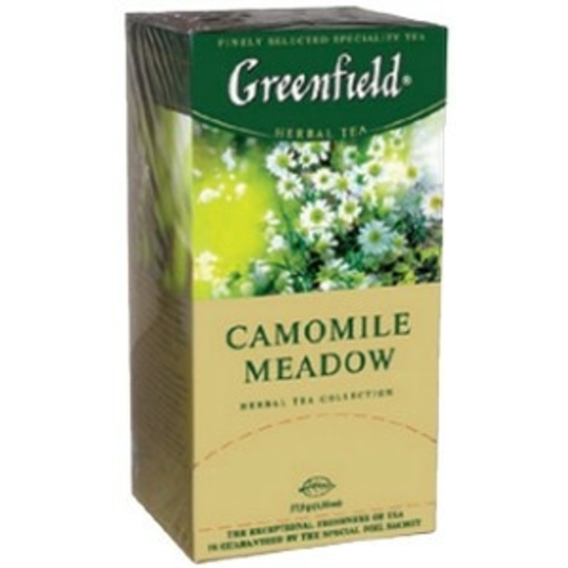 Чай травяной с ромашкой и мелиссой «Greenfield» Camomile Meadow - 25 пак*1,5 г