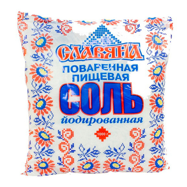 Соль крупная 1 помол в/с Казахстан 1 кг
