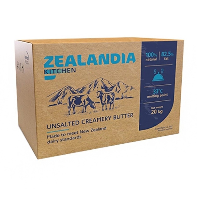 Масло Сливочное Zealandia Kitchen 82,5% 20кг