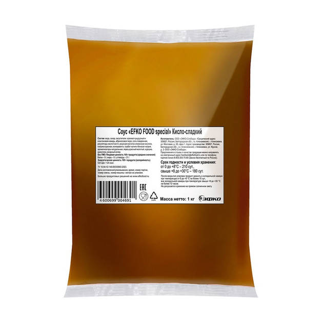 Соус Efko Food Special Кисло-Сладкий 1кг