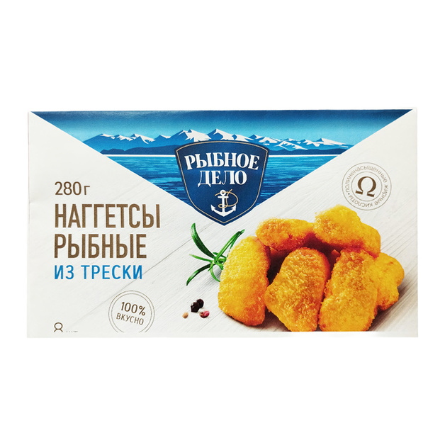 Наггетсы из Трески Рыбное Дело 280г