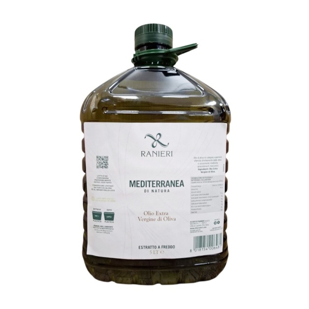 Масло Оливковое Ranieri Extra Virgin Нерафинированное 5л