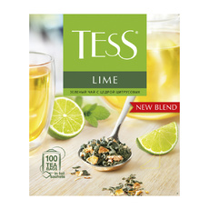 Чай Зеленый Tess Lime 100 Пакетиков с/я