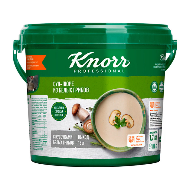 Суп-пюре из белых грибов «Knorr» - 1,7 кг
