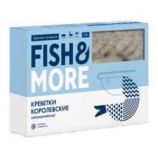 Креветки Ваннамей Fish&More б/г в Панцире Sharat Ind. Индия 21/25 до 100шт 1,8кг