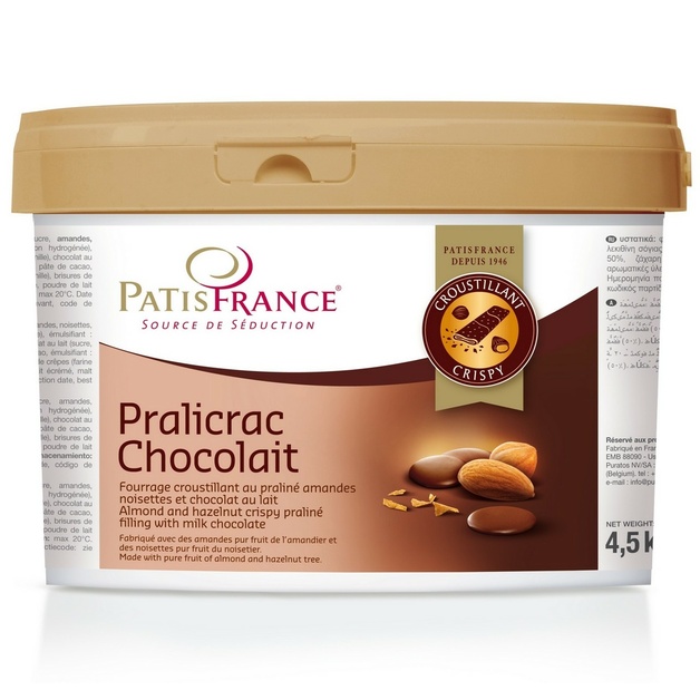 Пралине Праликрак из миндаля и лесн.ореха с мол.шок. ~ 4,5 кг Пуратос