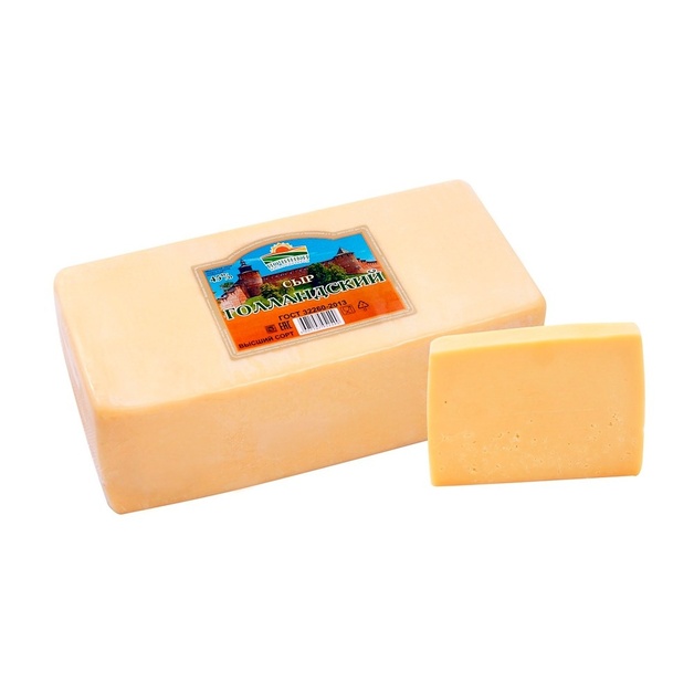 Сыр Починки Голландский ГОСТ 45% 4,2кг