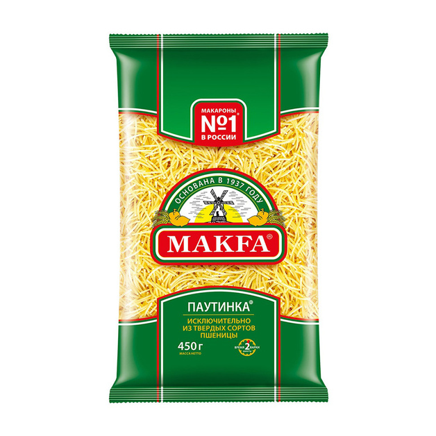 Макаронные Изделия Makfa Паутинка 450г