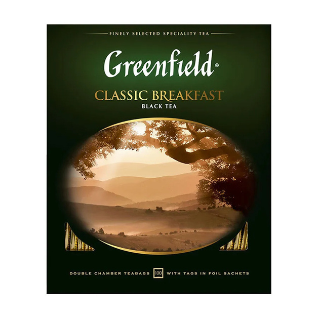 Чай Черный Greenfield Classic Breakfast 100*2г с/я
