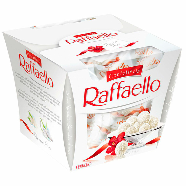 Конфеты «Raffaello» с цельным миндалём - 150 г