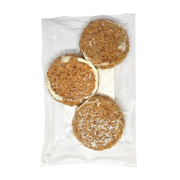 Котлеты для Бургера из Говядины Халяль Замороженные 3*100г