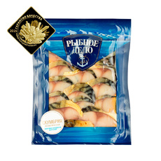 Скумбрия Рыбное Дело Ломтики Холодного Копчения 100г