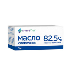 Масло Сливочное Smart Chef ГОСТ 82,5 % 5кг