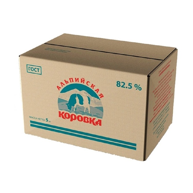 Спред Экомилк Альпийская Коровка 82,5% 5кг