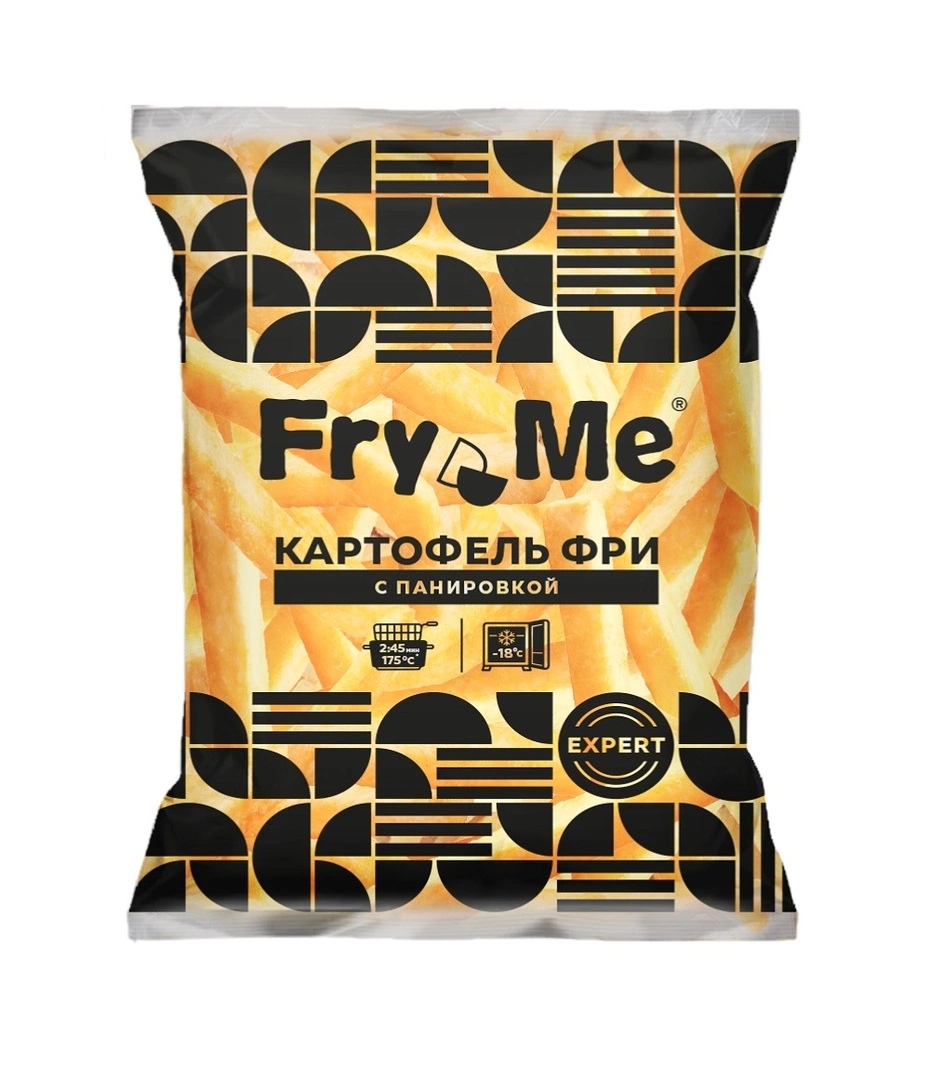 Купить Картофель фри 18 мм в панировке Expert «Fry Me» - 2,5 кг с доставкой  в Москве