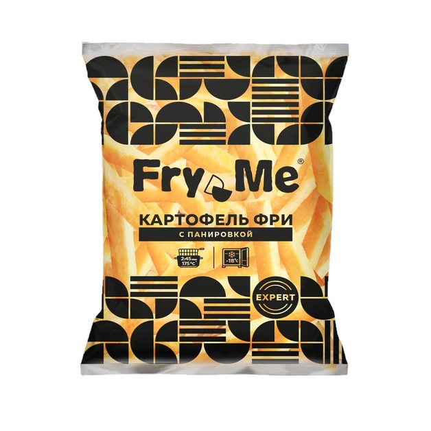 Картофель фри 11 мм в панировке Expert «Fry Me» - 2,5 кг