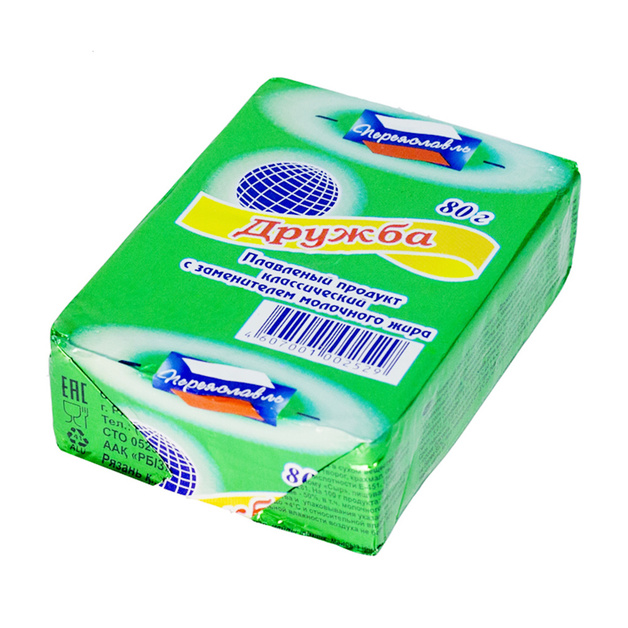 Продукт Плавленый Переяславль Дружба 25% 80г